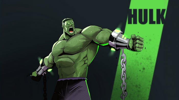 Hulk Breaking Chains