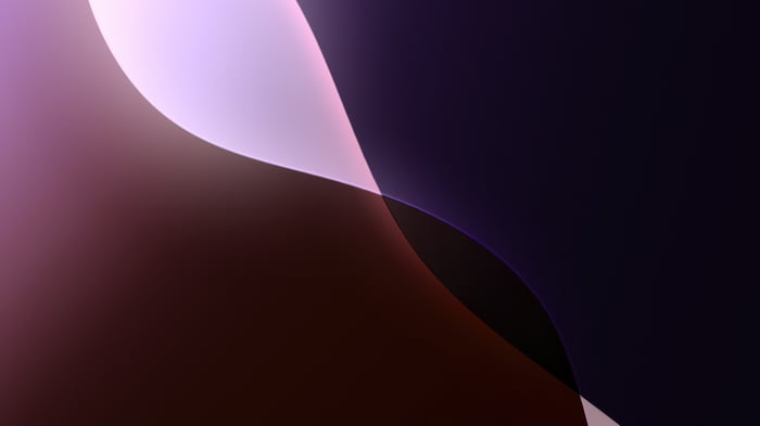iPadOS 18 Purple Dark Abstract