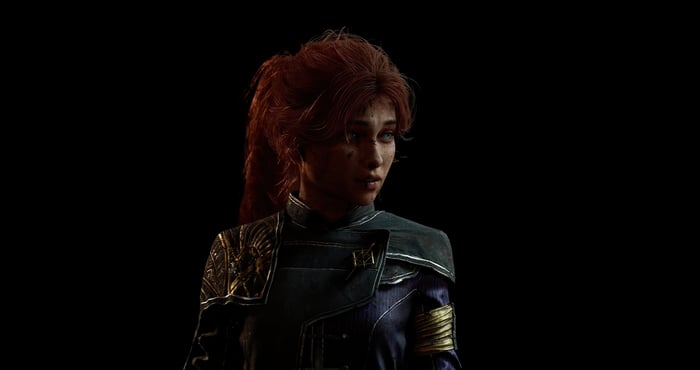 Expedition 33 character with red hair