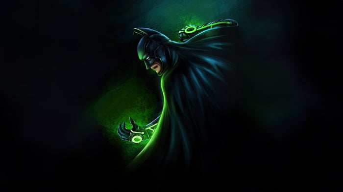 Batman in Injustice Kryptonite Suit