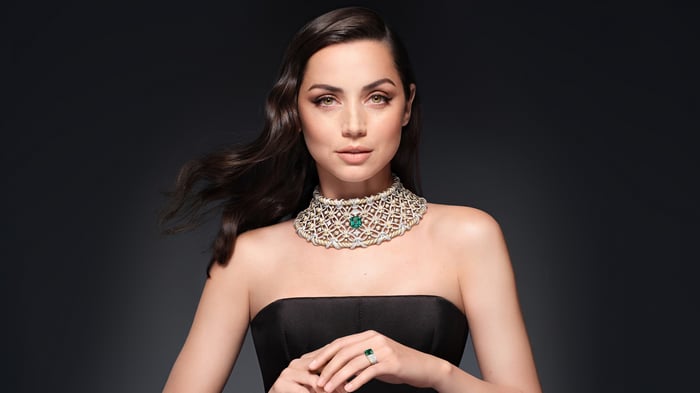 Ana De Armas in Louis Vuitton