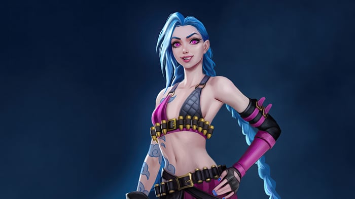 Jinx from League of Legends Art