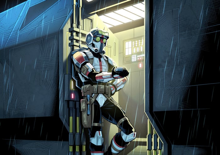 Star Wars Unlimited Set Clone Trooper in Rain