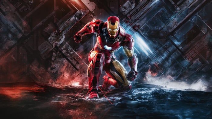 Iron Man in a Dramatic Pose