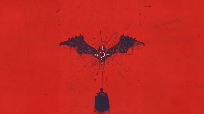 The Batman Riddler Symbol and Silhouette