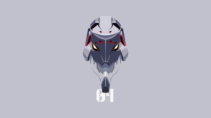 Neon Genesis Evangelion Unit 04 Head
