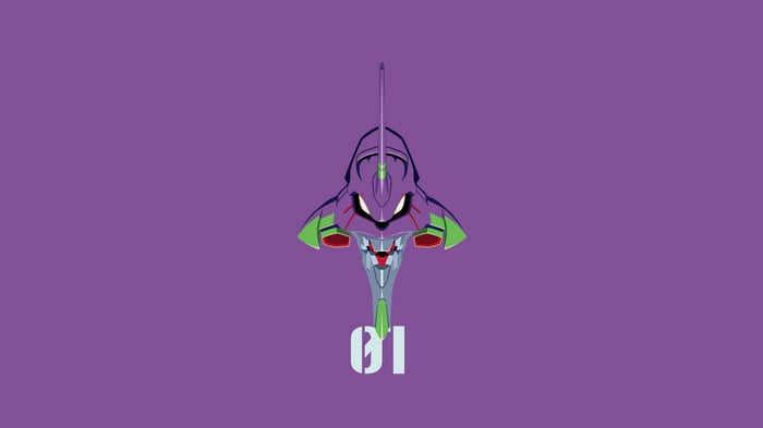 Evangelion Unit-01 Minimalist Art