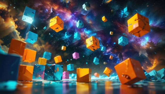 Cosmic Cubes Floating in a Nebula