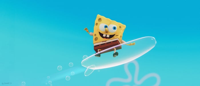 SpongeBob SquarePants The Cosmic Shake Surfing