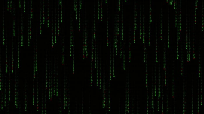 The Matrix digital rain