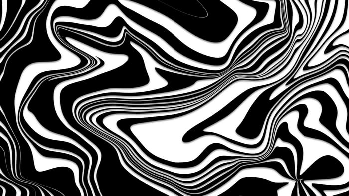 Black and White Abstract Zebra Pattern