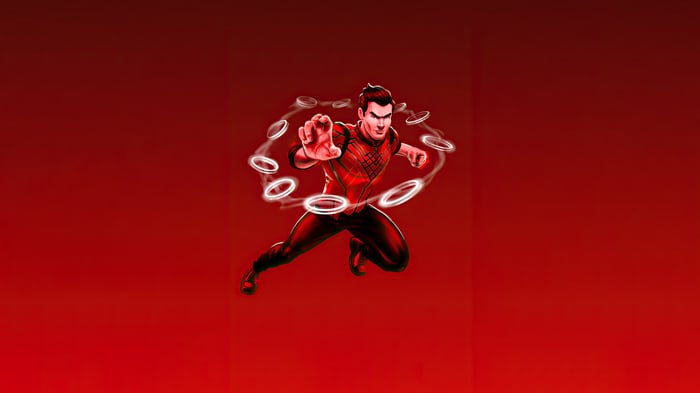 Shang Chi with Rings Coca Cola Marvel Poster