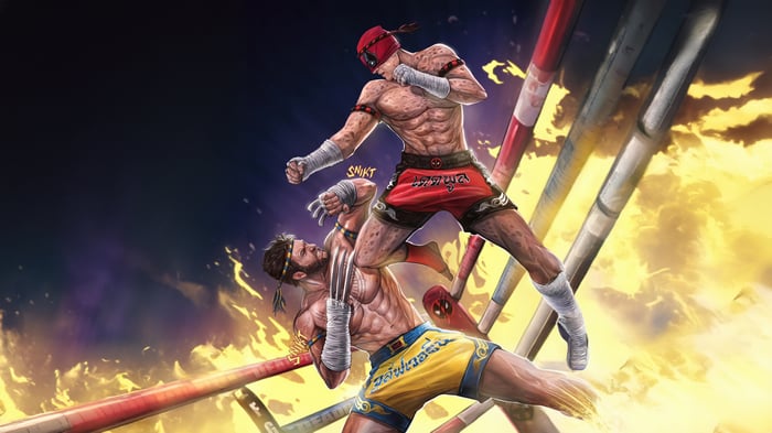Deadpool and Wolverine Muay Thai Fight