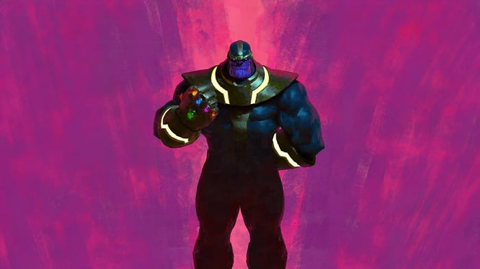 Thanos with the Infinity Gauntlet