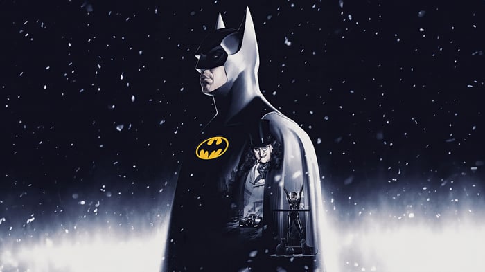 Batman and Penguin in the Snow