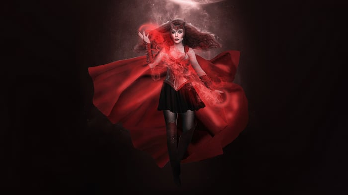 Scarlet Witch with Red Energy