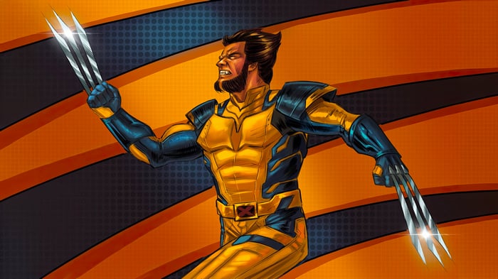 Wolverine with Claws Extended
