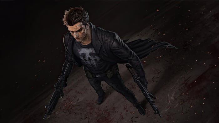 The Punisher with Guns