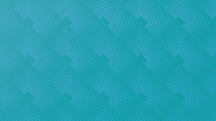 Geometric abstract pattern with teal and blue lines