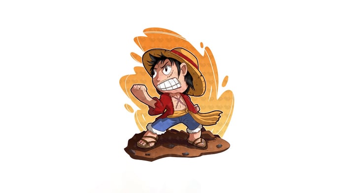 Chibi Luffy From One Piece