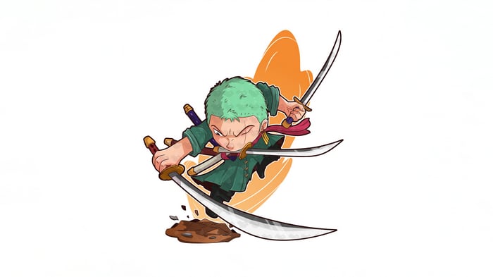 Chibi Roronoa Zoro From One Piece
