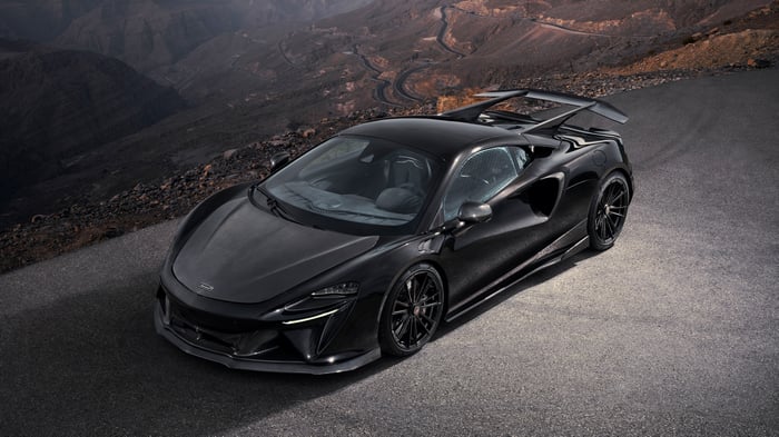 Novitec McLaren Artura on a Mountain Road