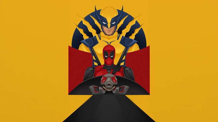 Deadpool and Wolverine in Mutant Mayhem