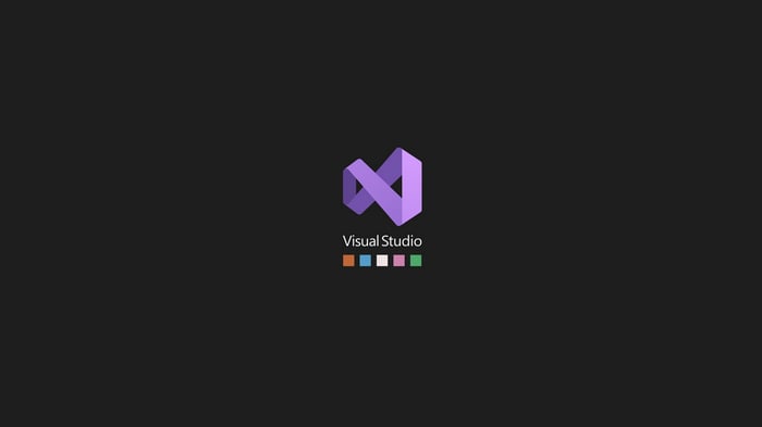 Visual Studio Logo with Color Swatches