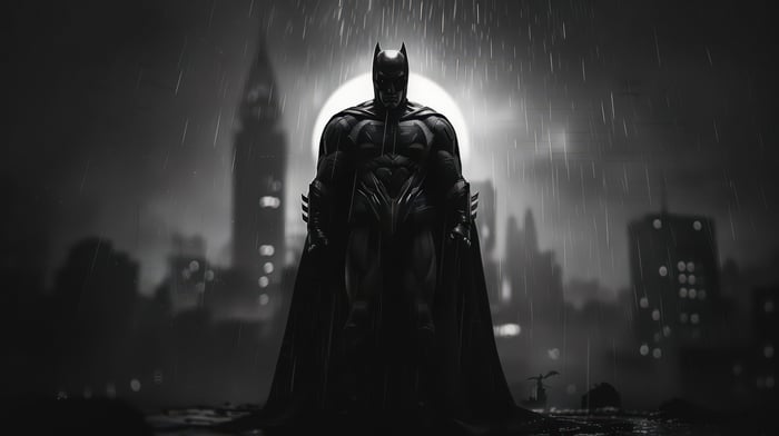Batman in the Rain