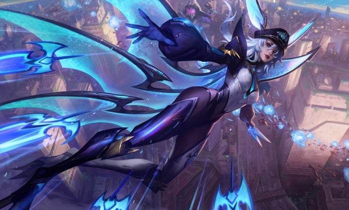 Battle Bat Xayah from League of Legends