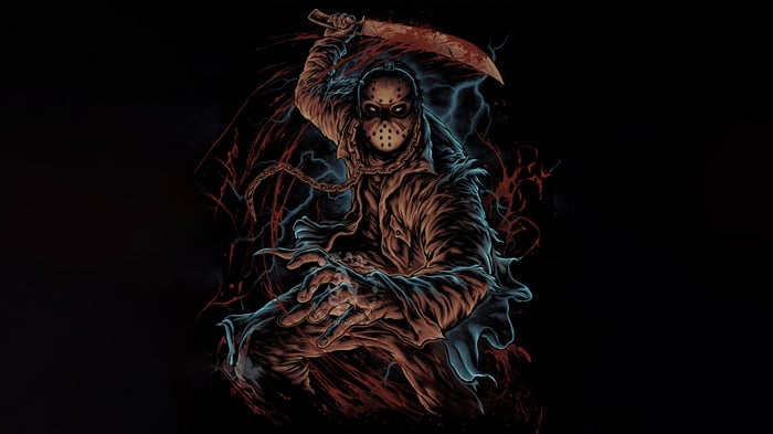Jason Voorhees with Machete and Chain