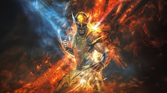 Wolverine Unleashed in Fire and Ice