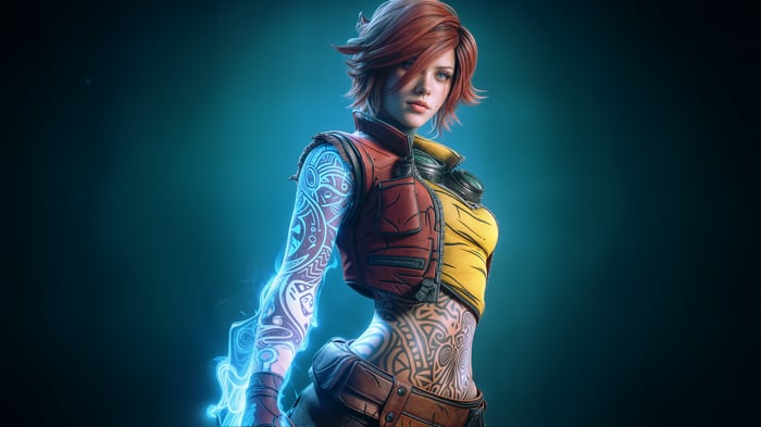 Lilith the Firehawk from Borderlands