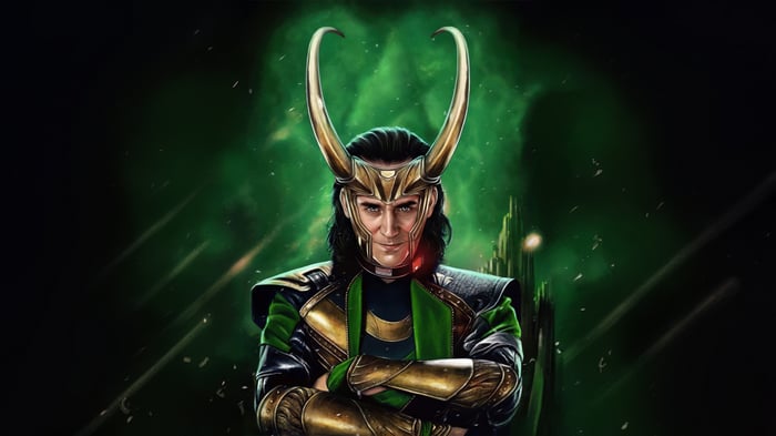 Loki with Golden Horned Helmet