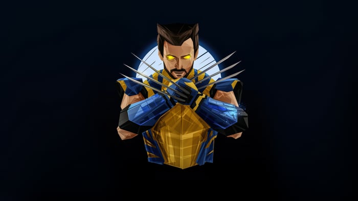 Wolverine with Adamantium Claws