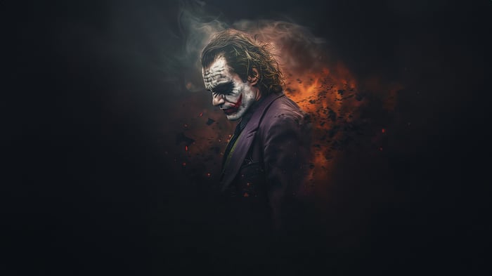 The Joker in Smoke and Fire