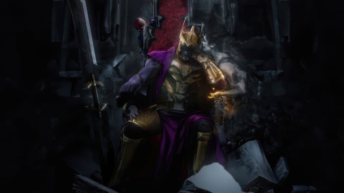 Thanos on the Infinite Throne