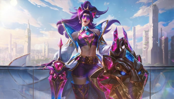 Prestige Battle Lion Leona with Sword and Shield