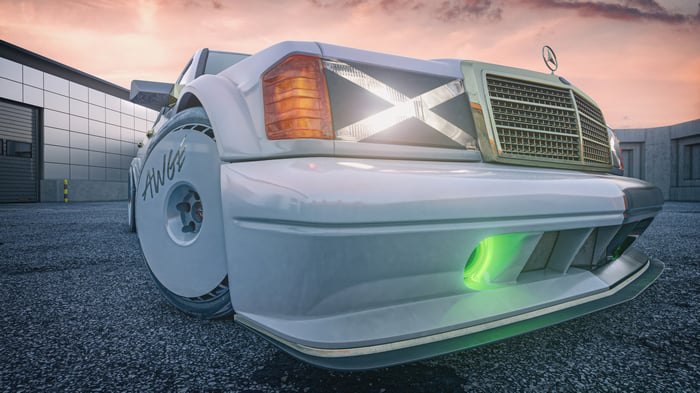 Mercedes 190e Evolution II modified car