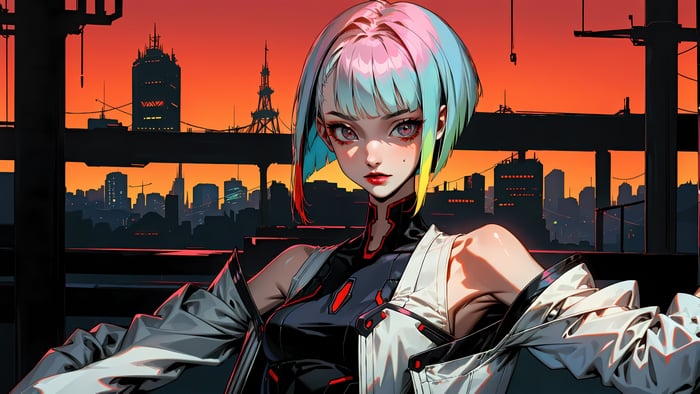 Cyberpunk Edgerunners 2024 Anime Girl