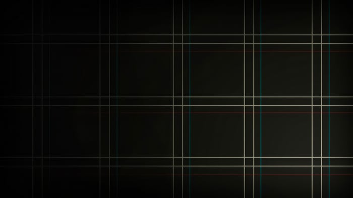 Abstract Dark Clear Grids