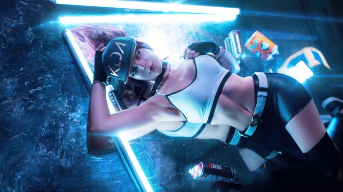Akali The Rogue Assassin Path Cosplay