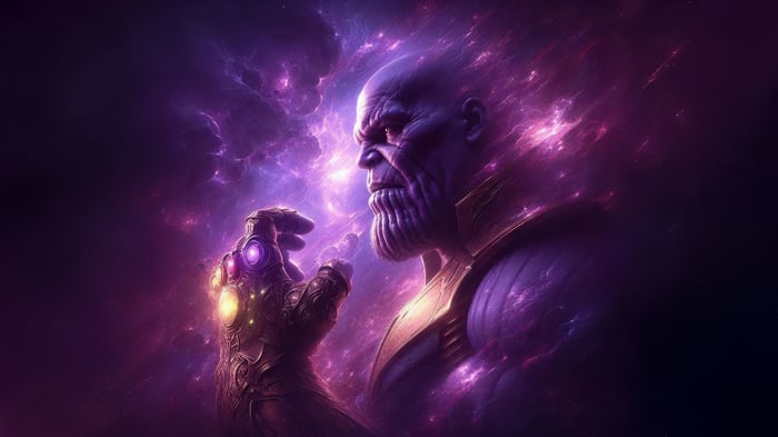 Thanos with the Infinity Gauntlet