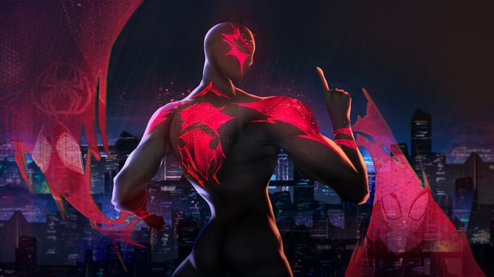 Spider-Man 2099 with Red Markings