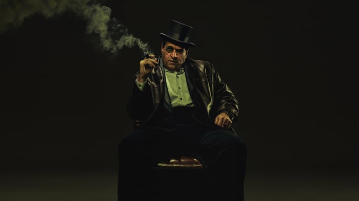The Penguin Smoking a Cigar