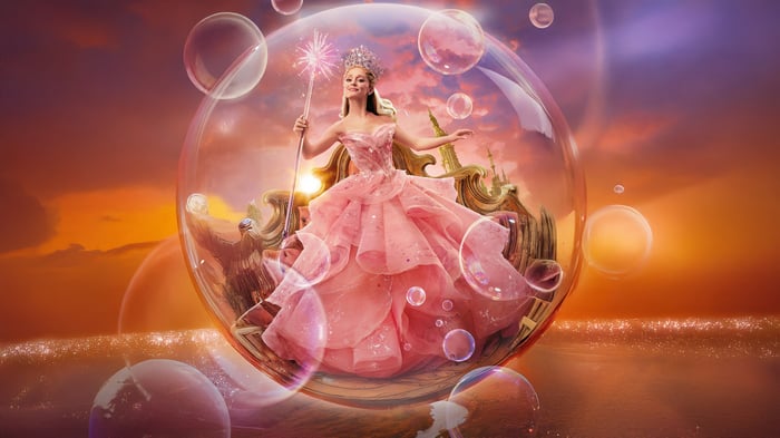 Glinda the Good Witch in a bubble