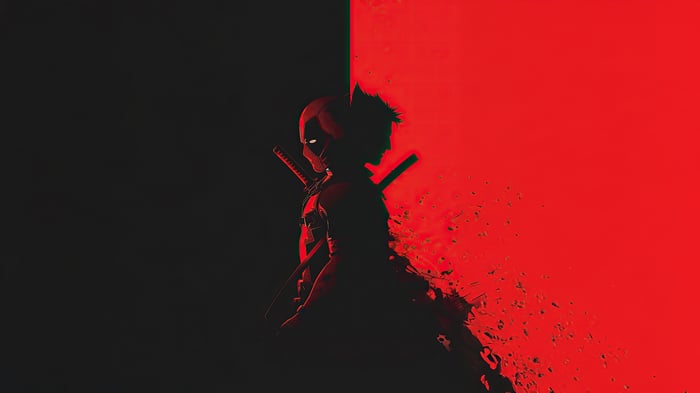 Deadpool and Wolverine Split Image