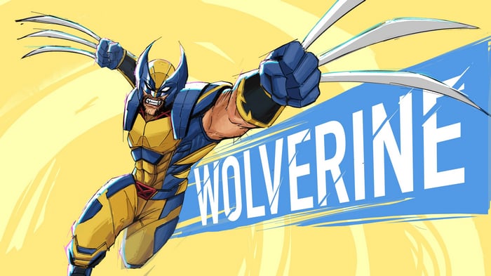 Wolverine from Marvel Rivals in action