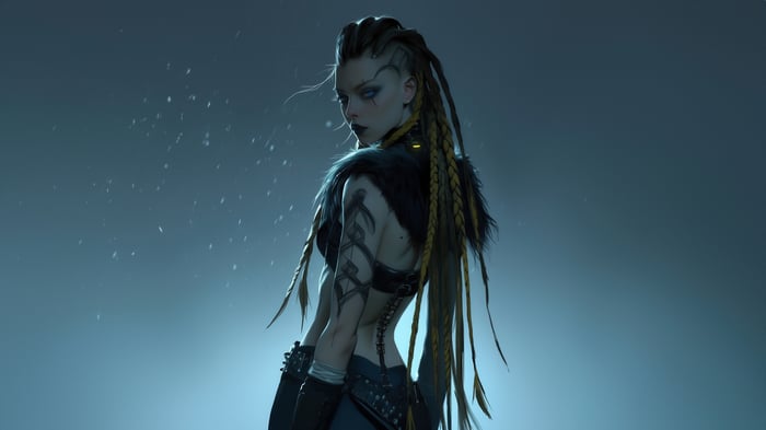Cyber Valkyrie Emissary Of The Shadows