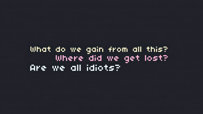 What do we gain from all this?